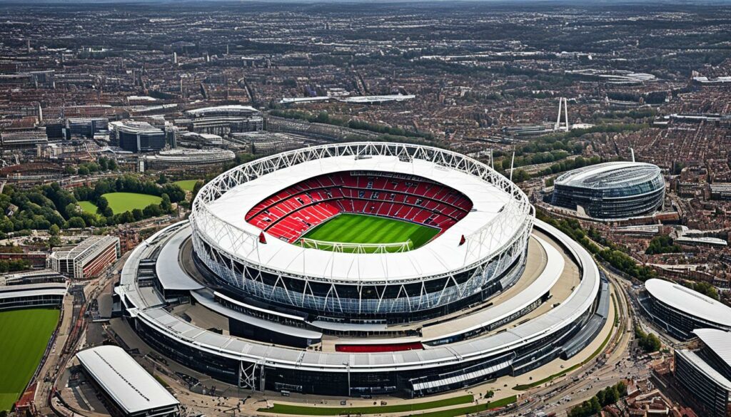 Historie bak Wembley Stadium